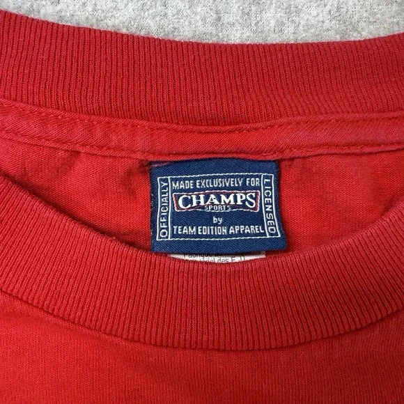 Vintage Fresno State Bulldogs T-Shirt XL‎ Red Champs Sports NCAA Licensed - Picture 3 of 7